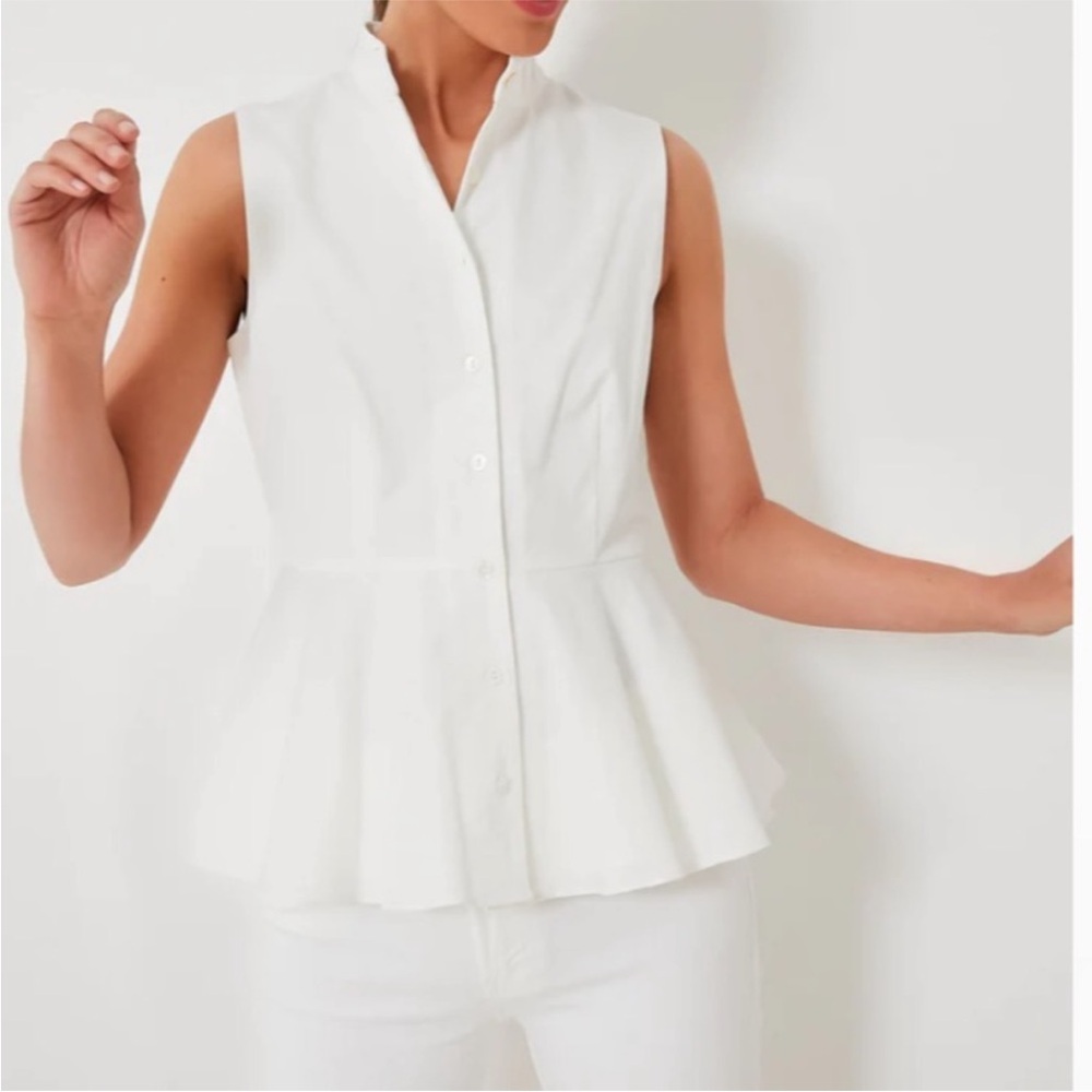 Tuckernuck Pomander Place White Paulina Top